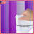 Purple Vertical Stripes Comforter-123586715
