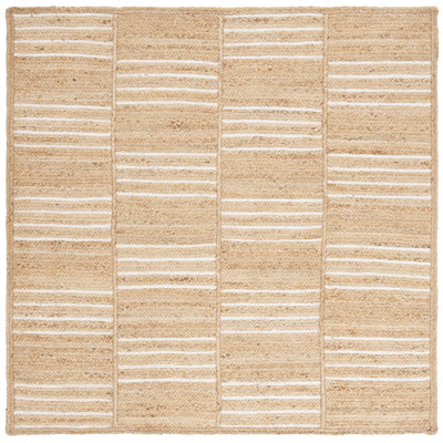 Esmarie Handmade Jute / Sisal Natural / Ivory Rug
