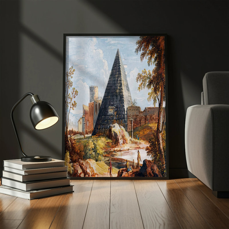 Mariami 1 Piece Floater Frame Wall Art, 12x18