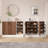 Hokku Designs Shoe Cabinet, 4-Tier Shoe Rack With Doors And Open Storage Shelf-441312815