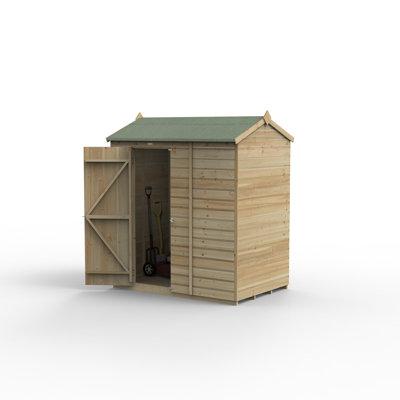 Beckwood 6x4 Pressure Treated Shiplap Reverse Apex Shed
