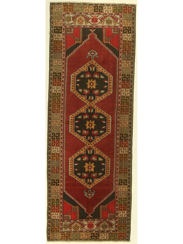 Handmade Cotton and Wool Oriental Area Rug
