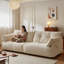 Canapé modulaire en chenille blanc crème avec rangement-1686140155-1686140153