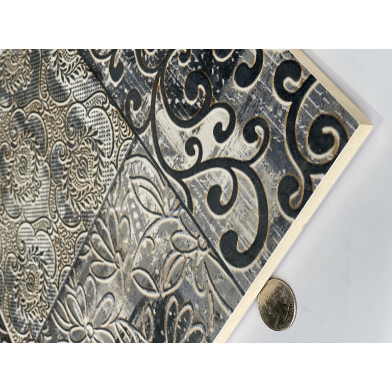 Lagos 12" x 24" Ceramic Metal Wall & Floor Tile