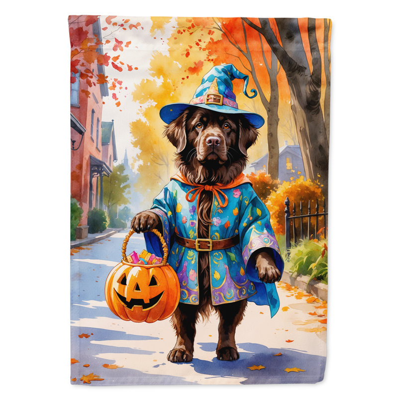 Drapeau du jardin Mastiff, Chocolat Terre-Neuve