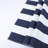 Outdoor Deep Seat Cushions For Patio Furniture, Waterproof And UV-Resistant, Double Seat With Blue/White Stripe Design