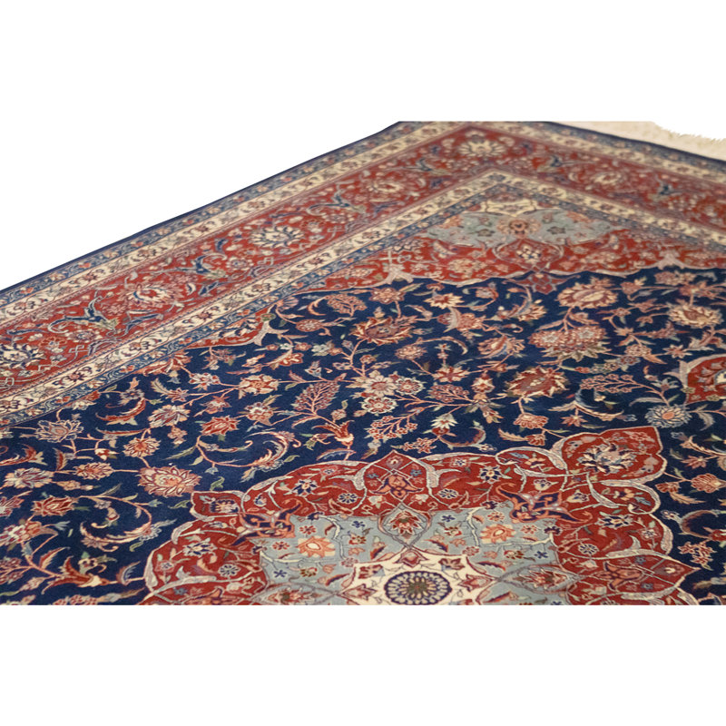 Tapis rouge noué à la main de haute qualité