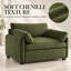 Fauteuil surdimensionné en chenille de 50 po de large Orelvessique avec assise profonde, coussins amovibles et 2 coussins-1407736042