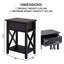 Petite table de chevet avec tiroir et tablette ouverte Mutchler-1845352344-1772812649