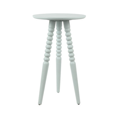 Silverwood Allison Compact Round Accent Table With Turned Legs by Ebern Designs