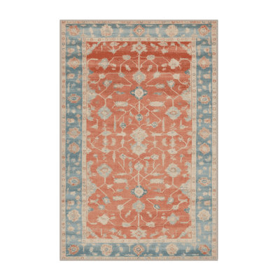 Machine Washable Overdyed Beige Area Rug