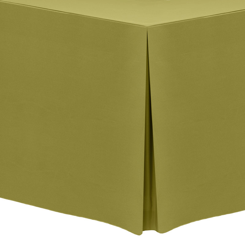 Solid Color Tablecloth, 72" x 18", Acid Green, 10