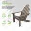 Kress Foldable Outdoor Adirondack Chair