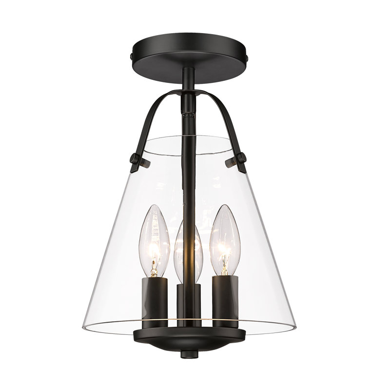 Luminaire suspendu bol 3 lumières, Noir