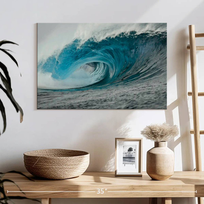 Gillard Violent Blue Wave, 8" H x 12" W