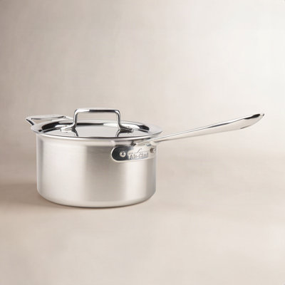 All-Clad D5 Stainless® Brushed Saucepan with Lid