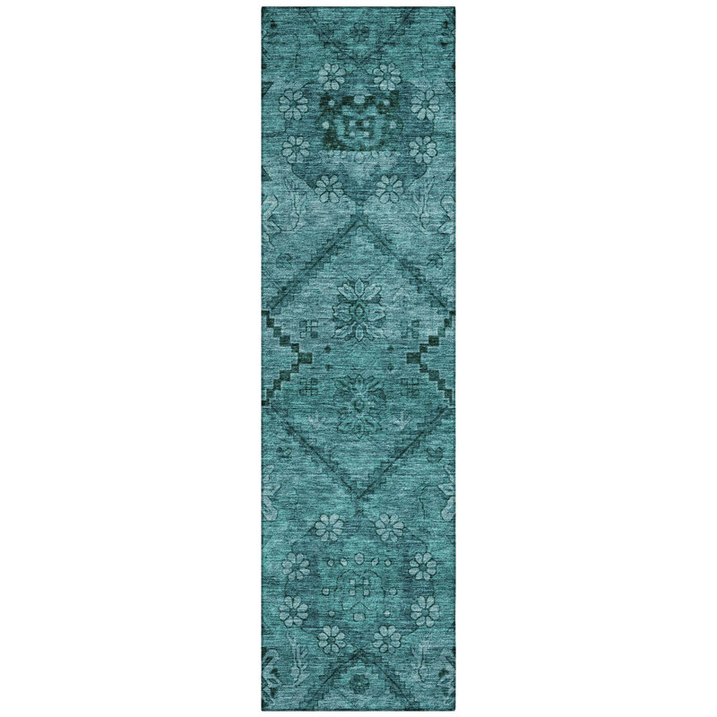  Tapis d'entrée antidérapant Malchow, Tapis de couloir 2 pi 3 po x 7 pi 6 po