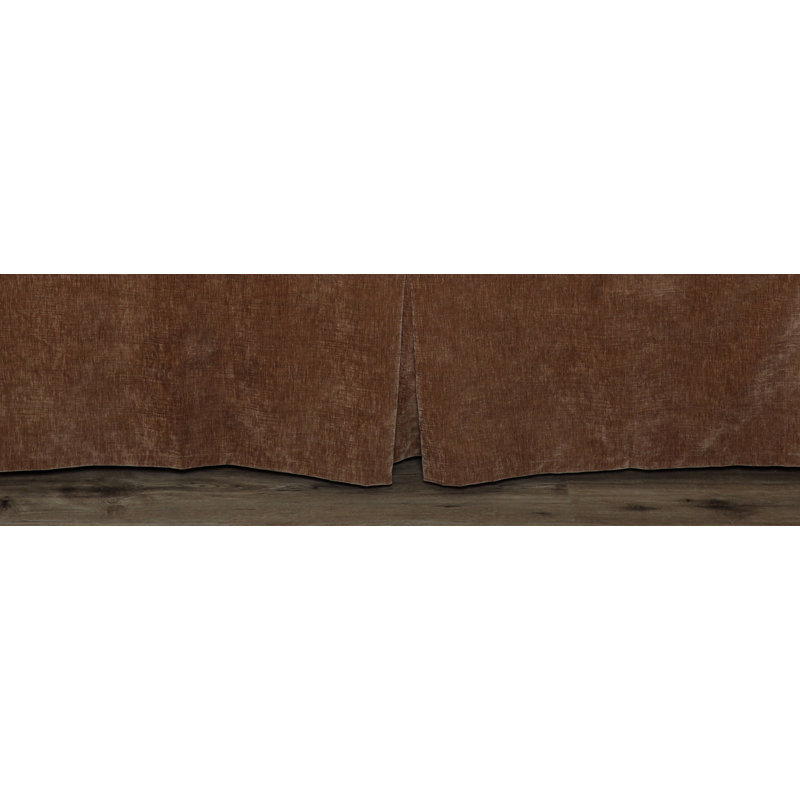 Wooded River Moreno Midnight - Bedskirt Queen Rustic Cabin Bedding, Queen