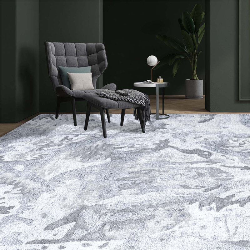 Abstract Area Rug, Rectangle 3'10" x 5'11"