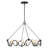 Merion 8 - Light Dimmable Wagon Wheel Chandelier