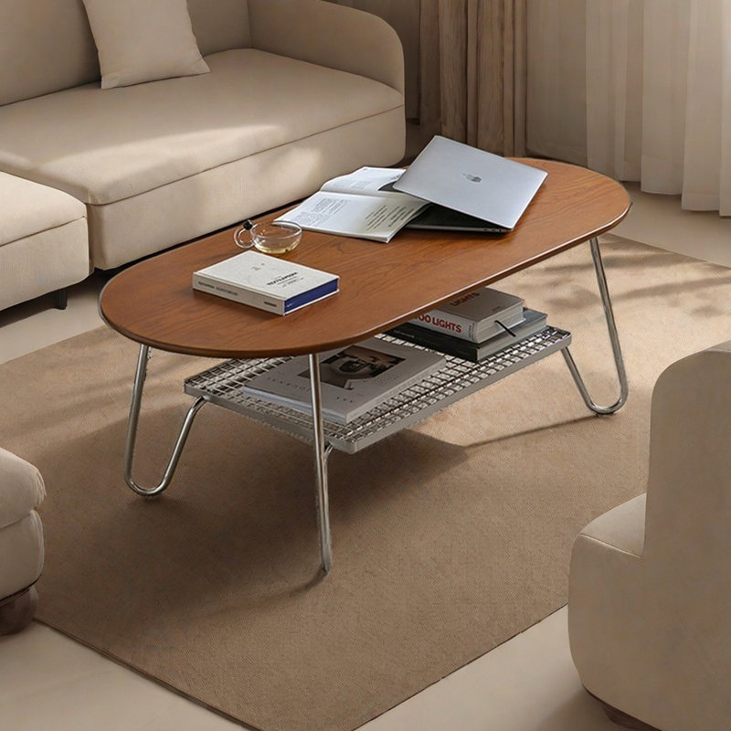 Table basse Retro, Brun