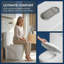 Toilette une pièce, toilette à double chasse 1,1 / 1,6 GPF écoénergétique, hauteur confort 17-1 / 8 po ADA, siège à fermeture rapide à fermeture douce, emboîtement standard 12 po