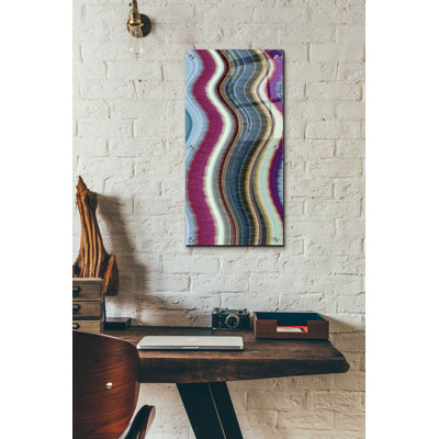 «Rumba III» par James Burghardt, art mural en verre acrylique
