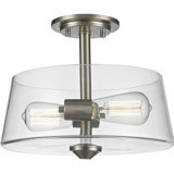 Jantz Glass Semi Flush Mount
