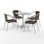 Ensemble de table carrée intérieur / extérieur 27,5 po Haverhill-23840343-86324066