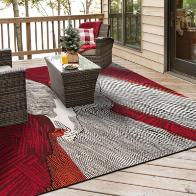 Echo Hower Indoor/Outdoor Area Rug