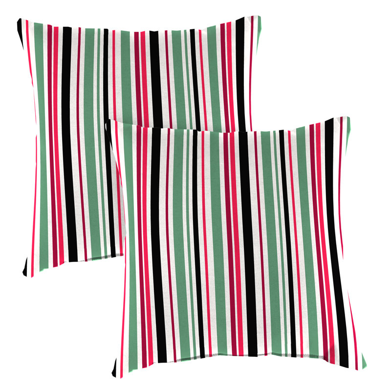 16" x 16" Outdoor Throw Pillow, Windsurf Stripe Beacon
