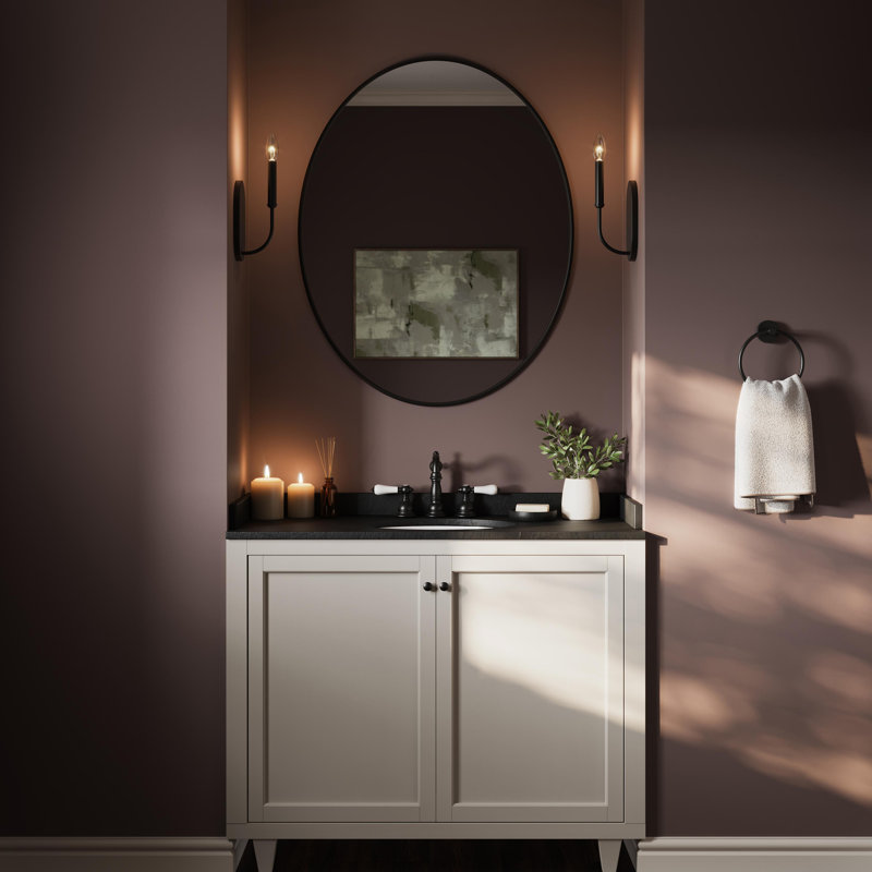 Reines Matte Black 1-Light Wall Sconce, Matte Black