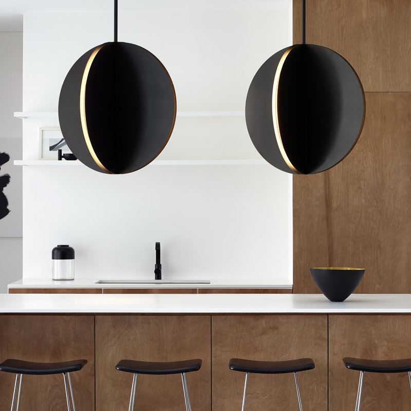 Bau 4 - Light LED Pendant, Nightshade Black