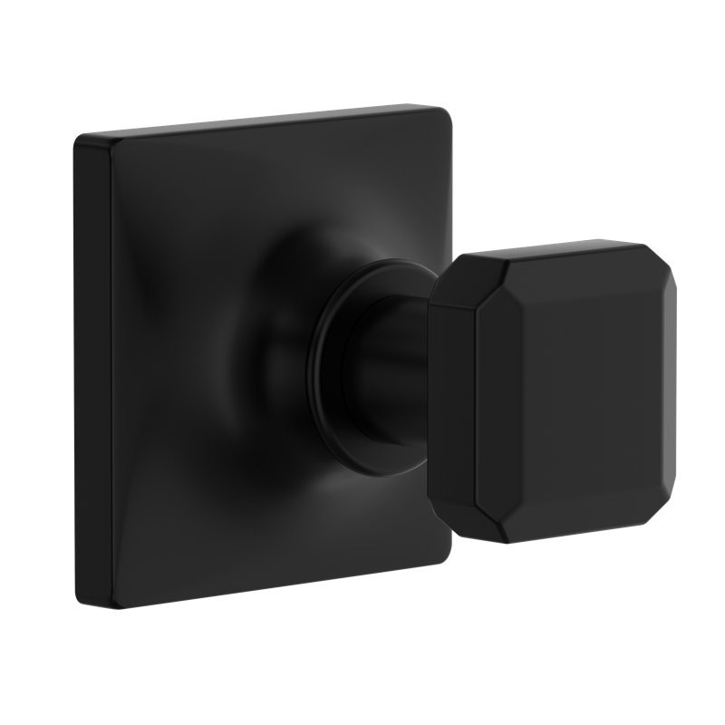 Apothecary Wall Mounted Robe Hook, Matte Black