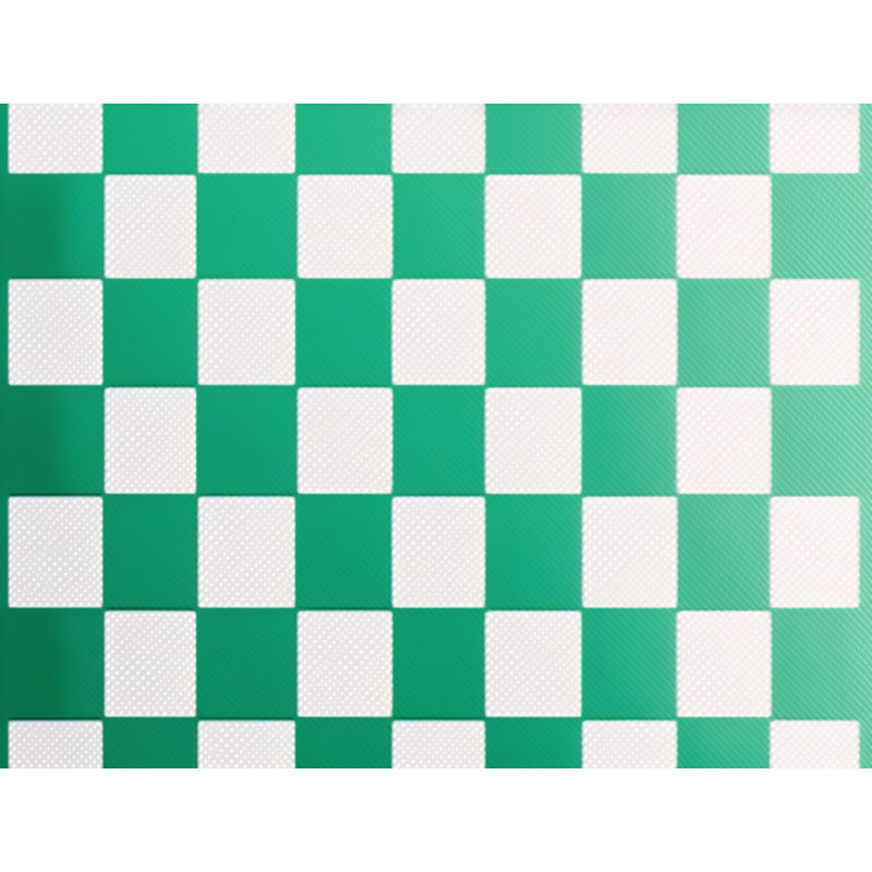 Polyester Comforter, Twin Comforter, Green/White Checkered