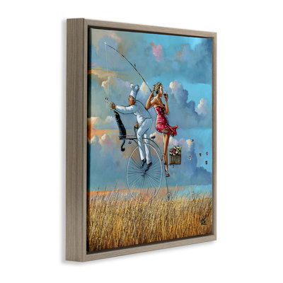 Cadre flottant avec vue charmante Lady & Chef, design par Ronald West