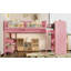 Lit mezzanine avec bureau et tableau noir, conception multifonctionnelle en bois massif-125179380-125179378