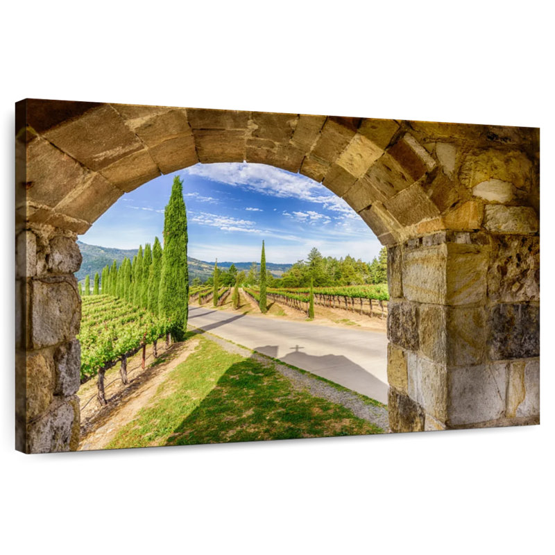 Alvord Winery In Napa, H 30 po x l 45 po