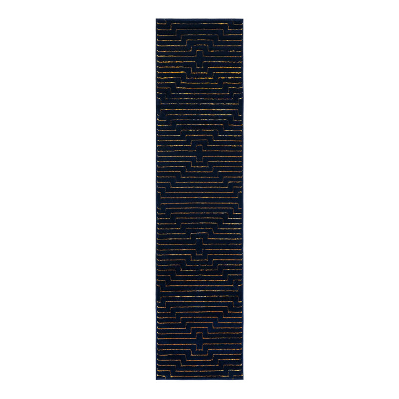 Nikica Geometric Area Rug, Runner 2' x 8'