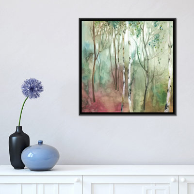 «Birch in the Fog I», reproduction sur toile