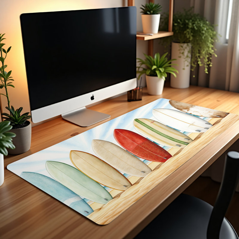 Polyester Desk Pad, 14.4x12.1