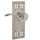 Craftsman Plate Passage (Hall & Closet) with Manor Lever