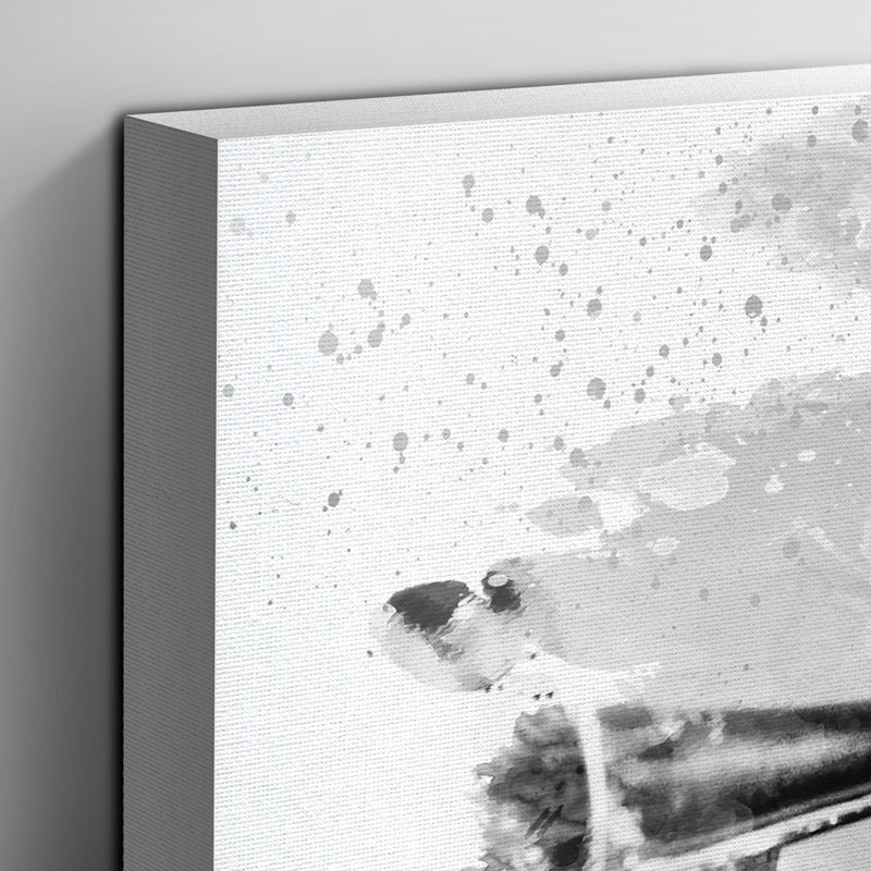 Louis Armstrong - Wall Art, 40cm H x 60cm W, Wrapped Canvas