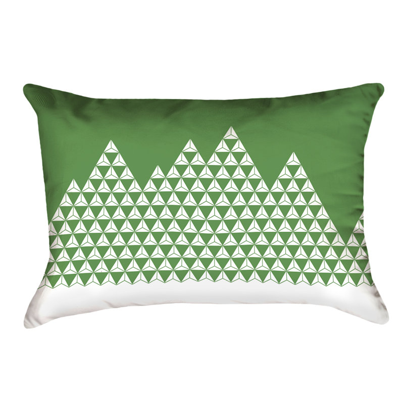 Coussin lombaire intérieur / extérieur Katelyn Elizabeth, Vert