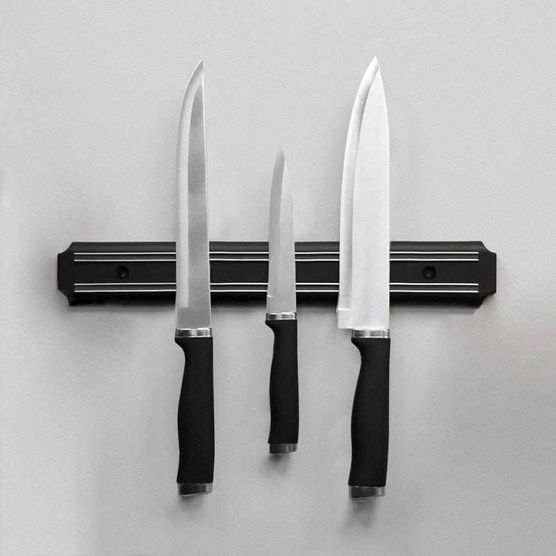 Porte-couteaux magnétique en acier inoxydable 13,25 po 