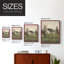 Reproduction encadrée de paysage rétro Vintage - bois massif-1616791288