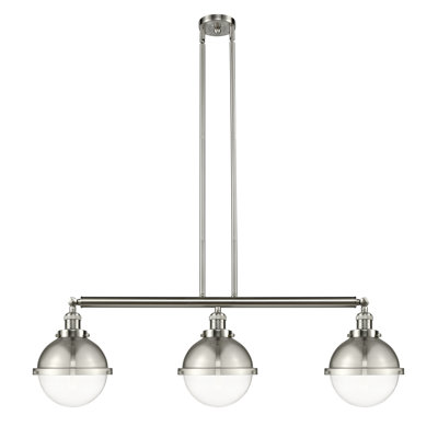 Luminaire suspendu linéaire à 3 lumières pour îlot de cuisine Amylah