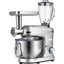 6 pintes Batteur sur socle multifonctionnel 6 en 3 avec hachoir à viande et mélangeur à jus 6 en 3