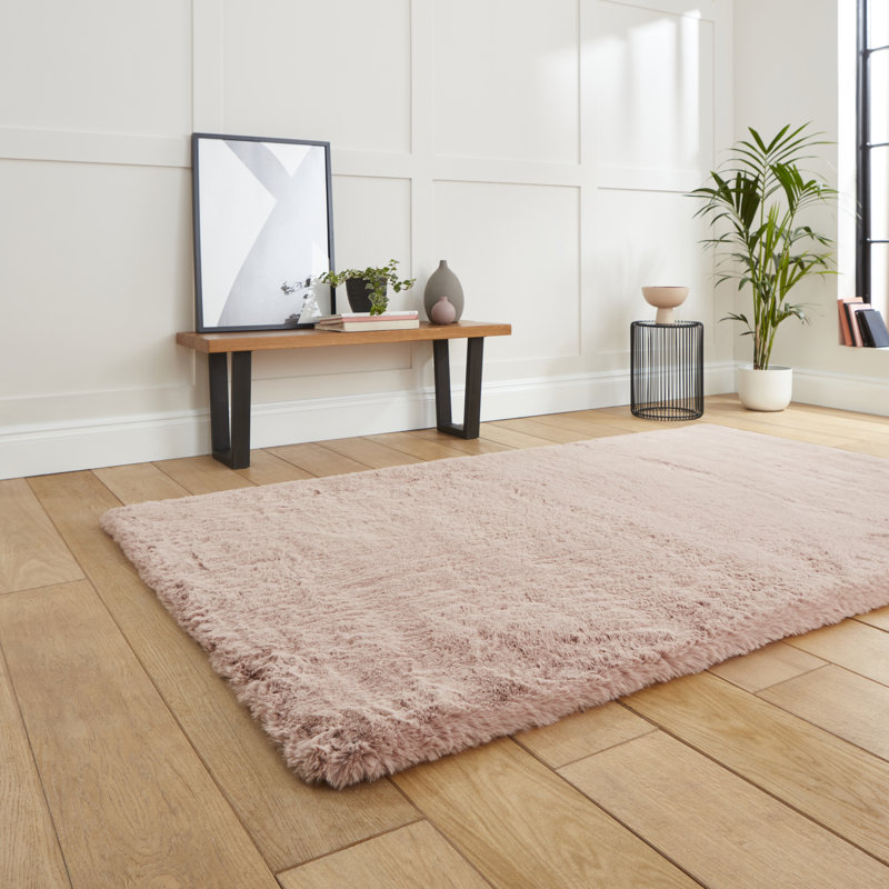 Super Teddy area rug Table Tufted Rectangle Rose, Rectangle 60 x 120cm