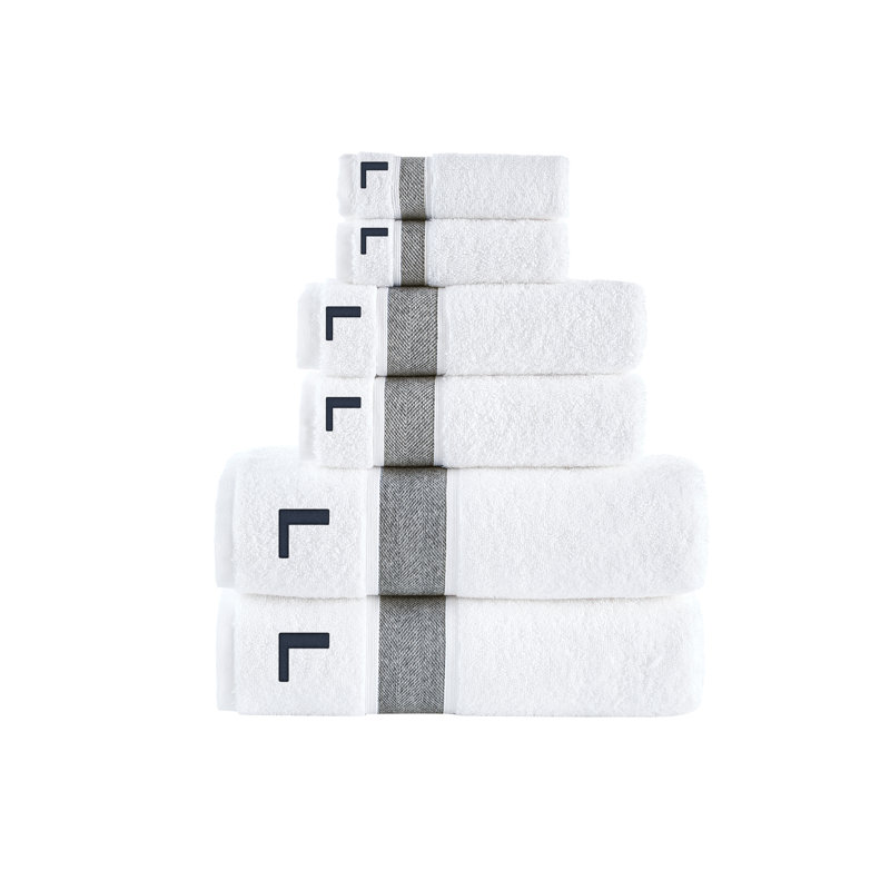 Dieter 6 pcs Towel Set, Anthracite, L